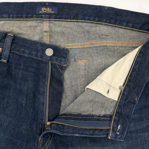 Polo Ralph Lauren Mens Hampton Relax Straight Dark Wash  38x32(ACTUAL‎ 40X31) - Picture 5 of 13
